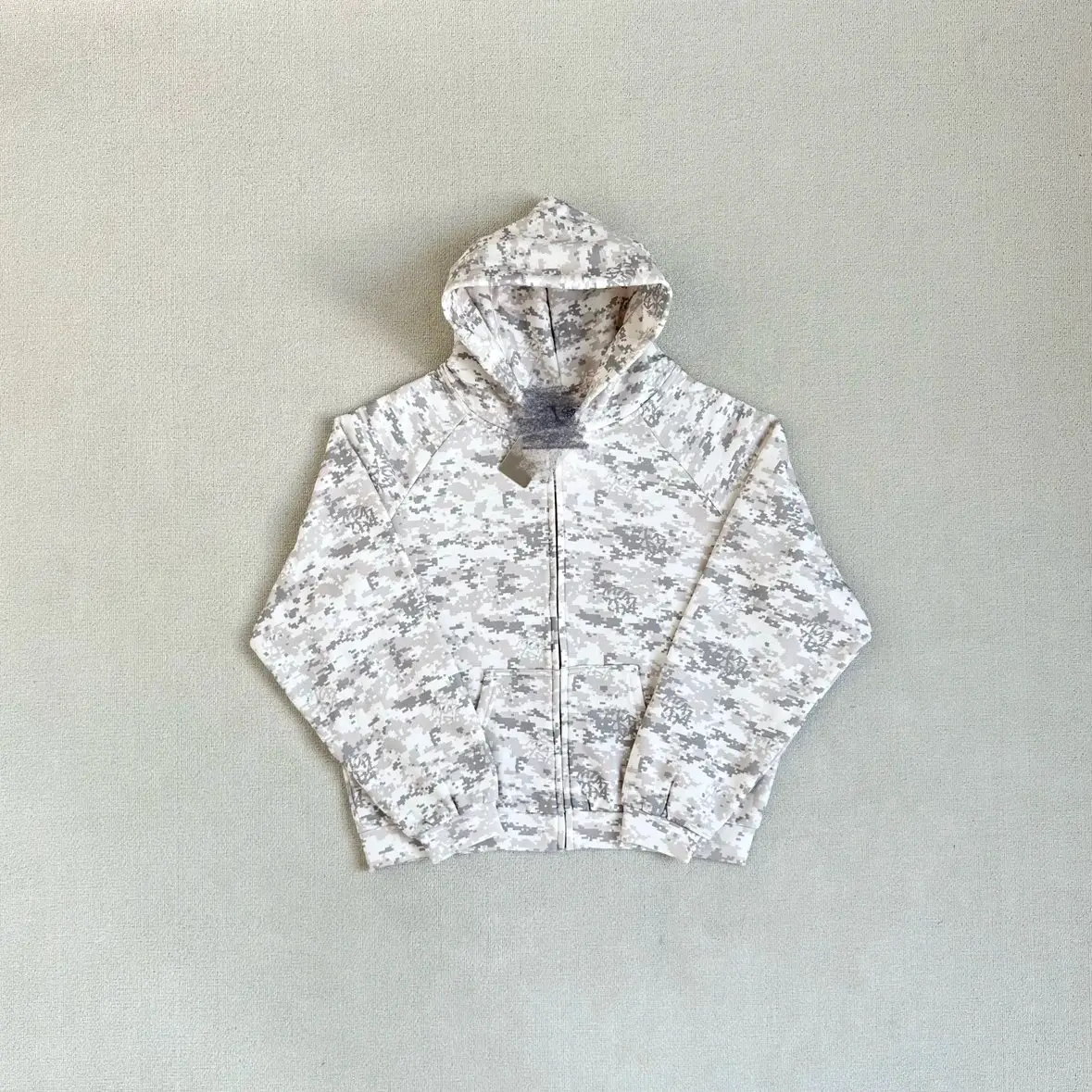 W-ME apricot zipper hoodie