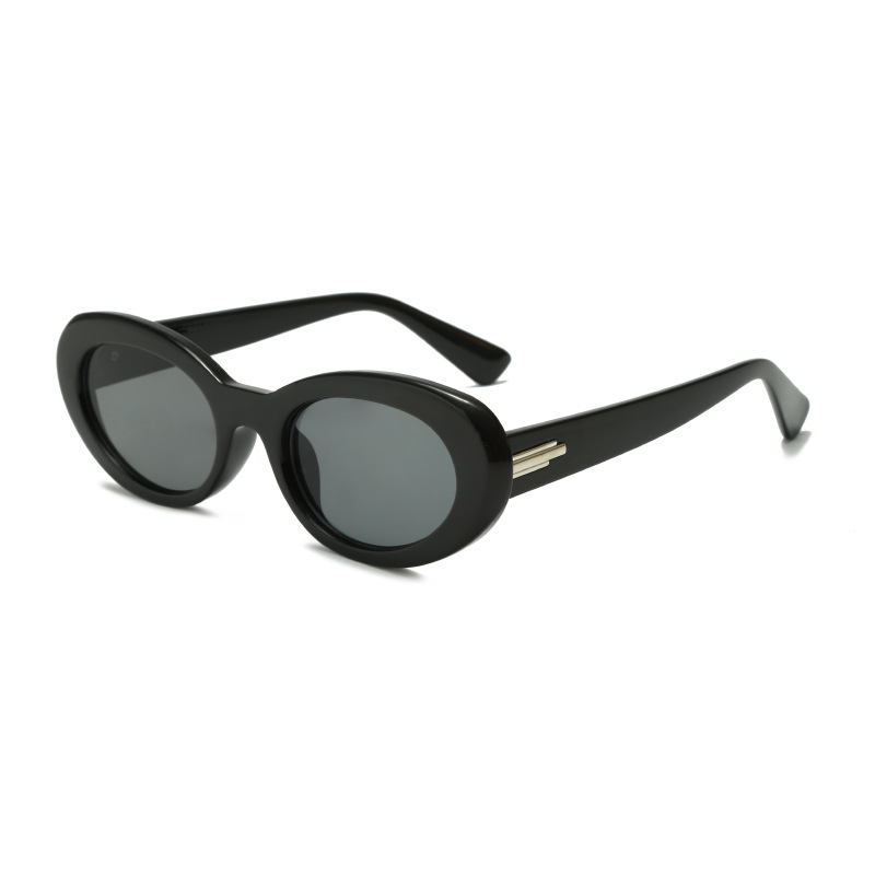 Retro cat's eye sunglasses hot girl hip hop small frame sunglasses High sense ins UV protection sunshade glasses wholesale