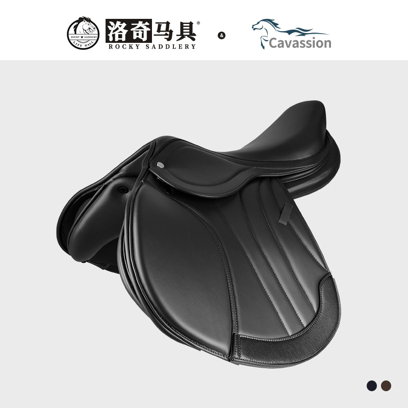 Saddle Obstacle Saddle Saddle Super Fiber Teaching Saddle Harness Equestrian Supplies Luoqi Manufacturer 8201003