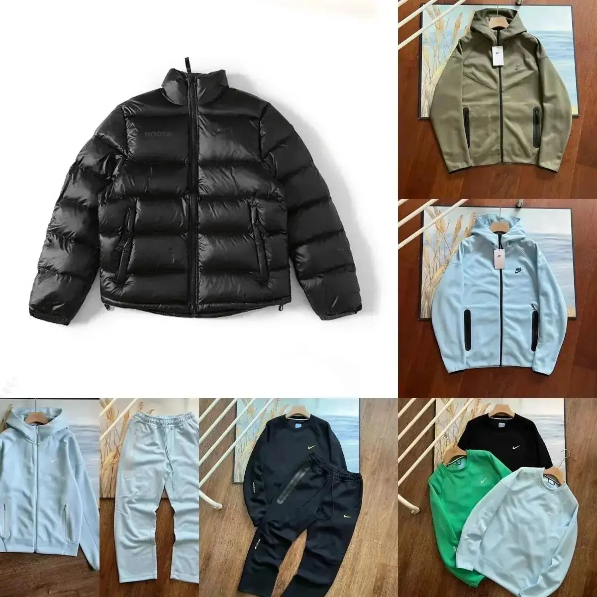 时尚羽绒服长袖长裤