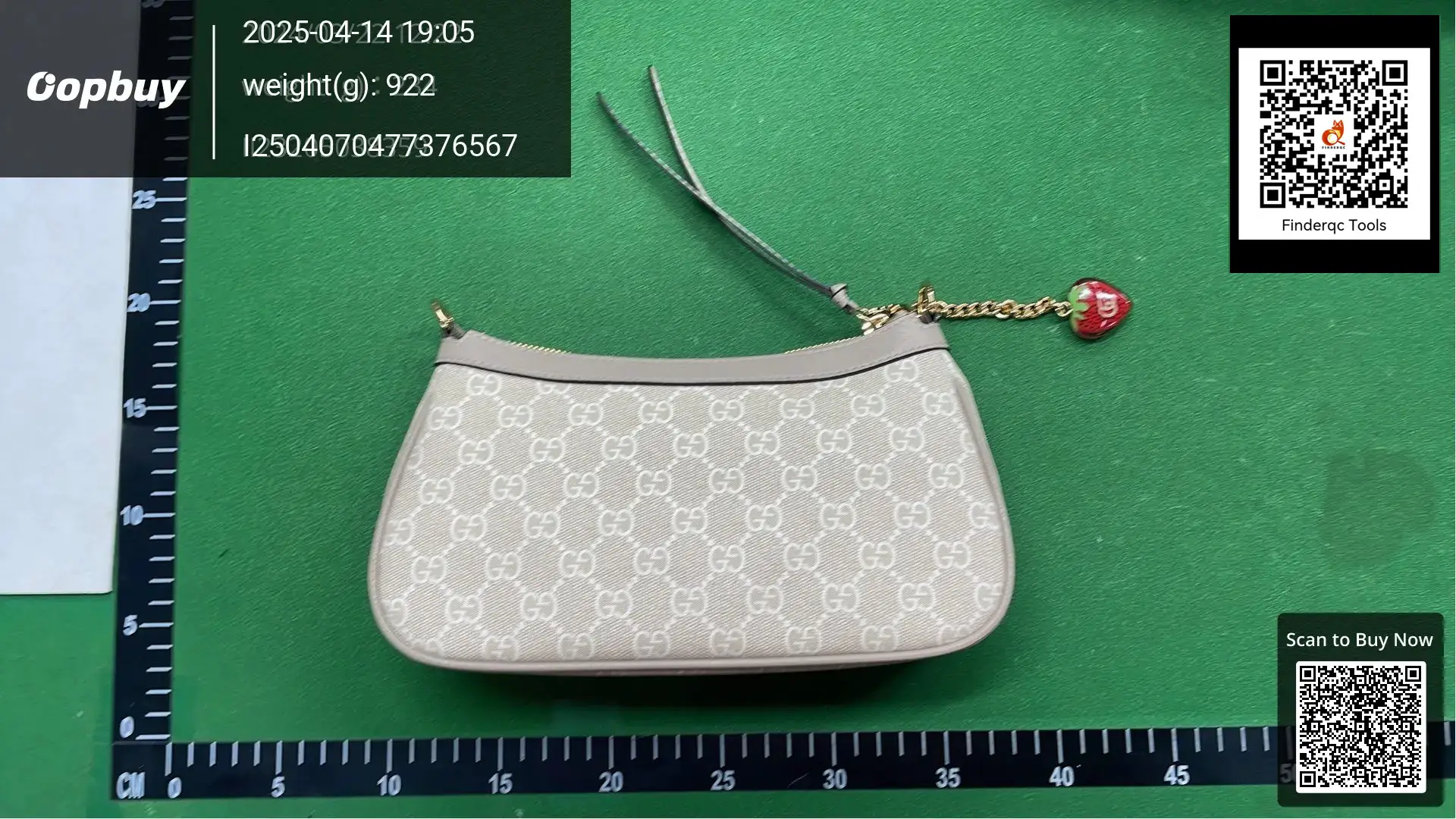 Gucci Ophidia Strawberry Charm Shoulder Bag