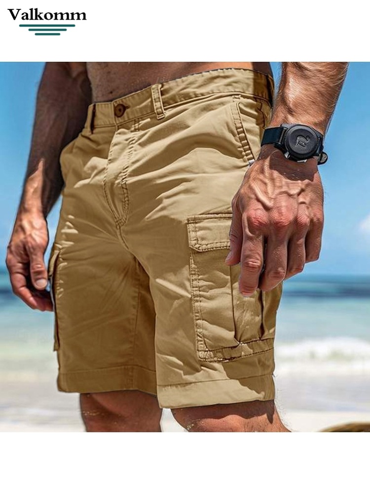 Laike Workwear Casual Shorts for Men 2026 Summer Hot-Selling Multi-Pocket Loose Versatile Trendy Five-Point Shorts