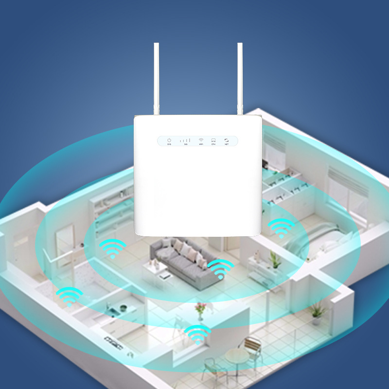 Home-Use 4g All-Network Plug-In Router with Volte Voice Calling, Battery, High-Speed Wifi Internet Access, and Mobile Cpe