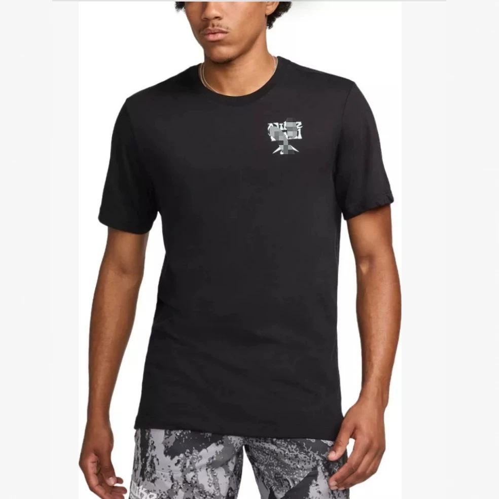2026 Amazon New Cross-Border Same Style Men's Sports Short-Sleeve Comfortable Fabric Summer Trendy Casual T-Shirt