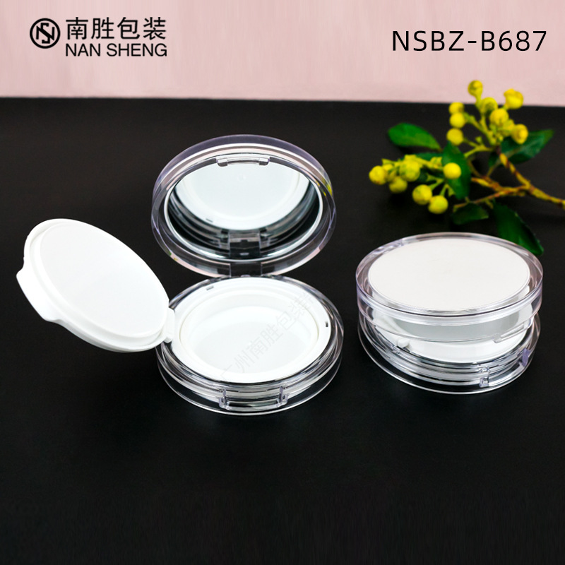 Empty Box BB Cream new simple flip high-grade mirror round lightweight portable replaceable air cushion packing box