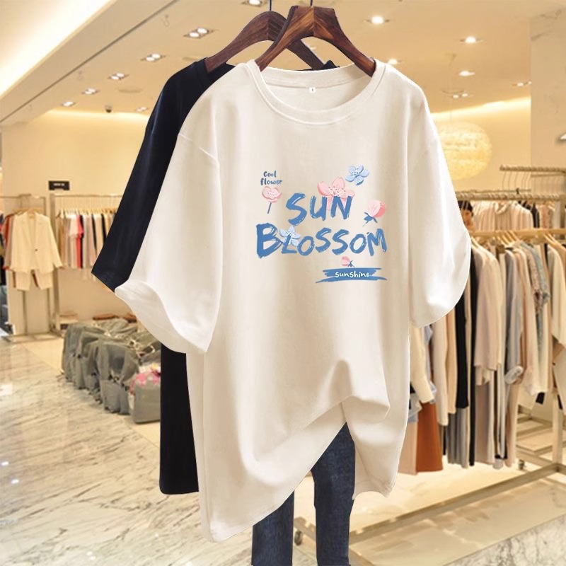 New Chinese Style 150kg Plus Size 2026 New Fat-Friendly Short-Sleeved T-Shirt for Women, Slimming, Summer Niche Loose Top