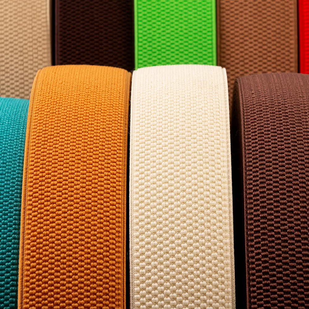Corn Pattern Shuttleless Elastic 2.5Cm100Mm Car Seat Cushion Strap Decorative Belt Elastic Webbing Spot Wholesale
