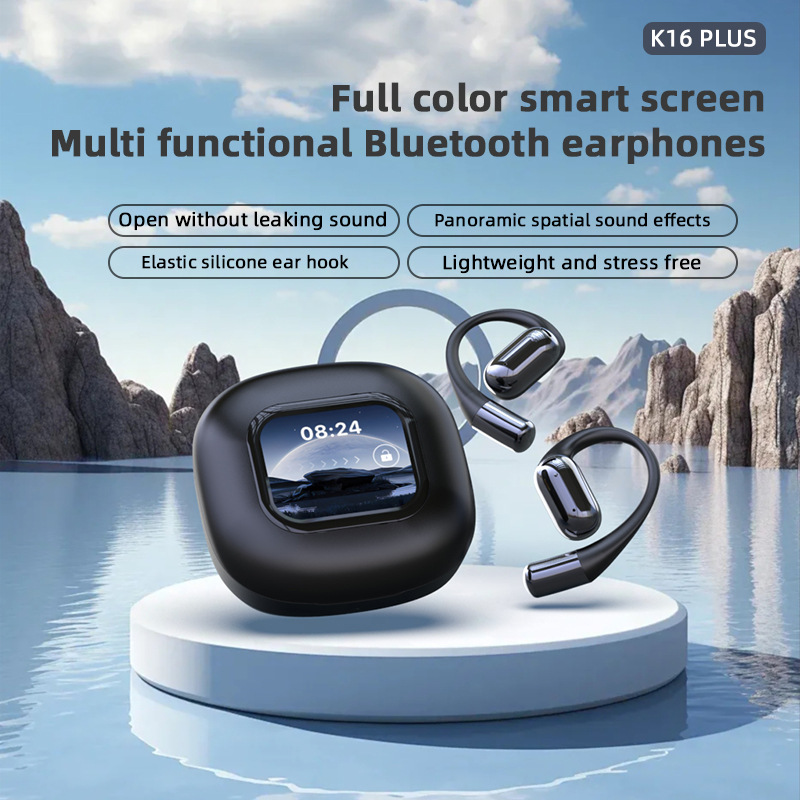 Cross-Border Ai Intelligent Translation Exclusively for Tk Independent Station Cross-Border K16Plus Bluetooth Headset Ows Ear-Mounted Bluetooth Ear
