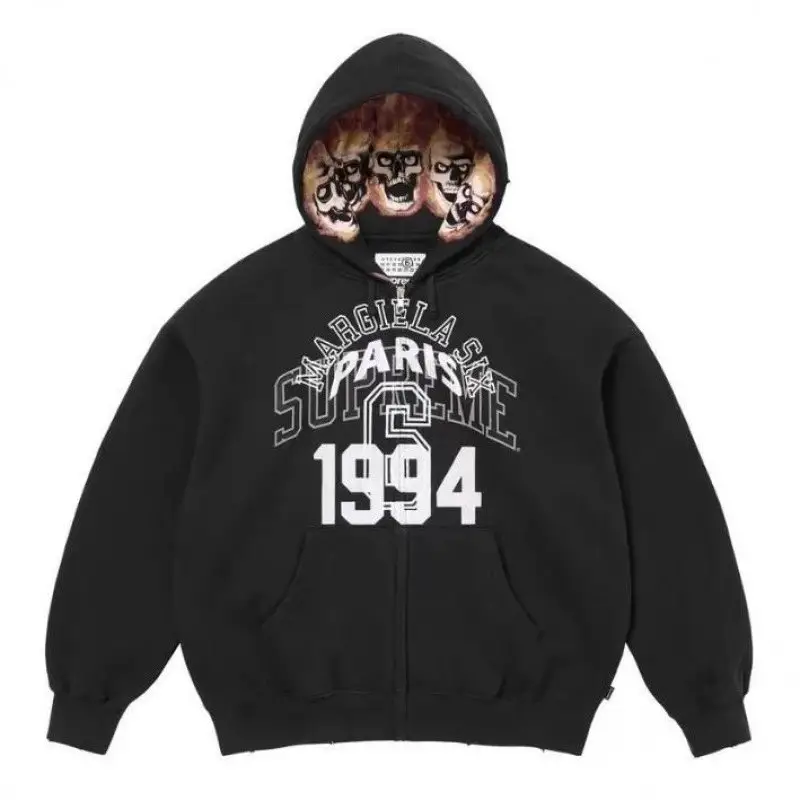 Camouflage Classic Embroidered Hoodie Loose Men's and Women's Hooded Sweatshirts