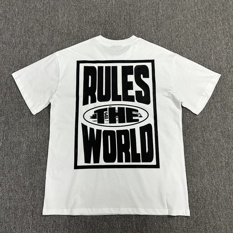 corteiz Devil Island Series T-shirt short sleeve letter Logo printing round neck short sleeve T-shirt cross-border foreign trade hot sale