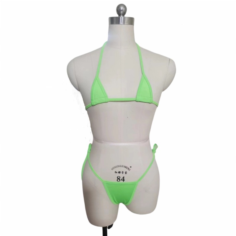 Bikini foreign trade European and American sexy lingerie Japanese style dead water super small mini bikini lace-up suit