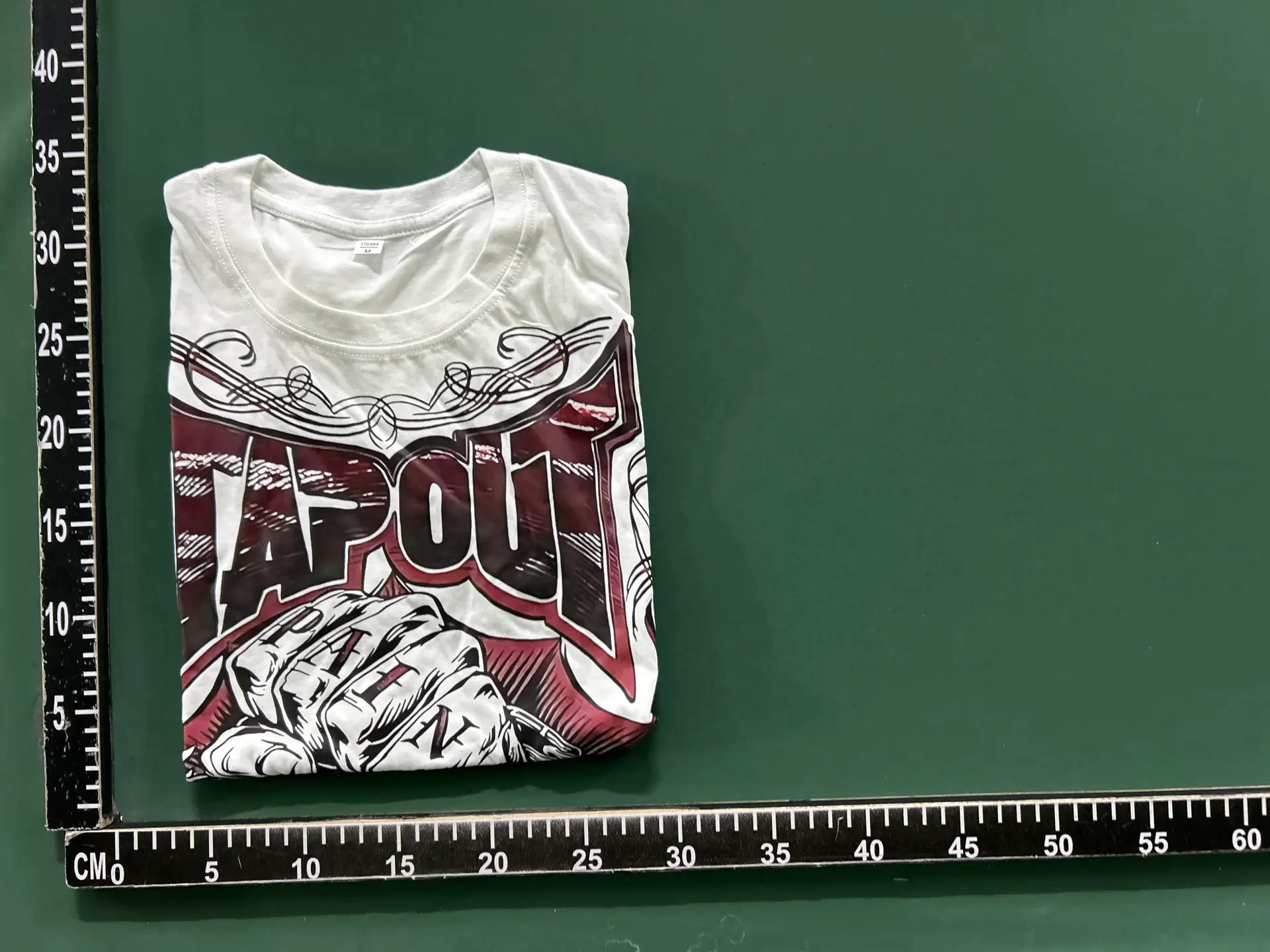 Europe and the United States tide tap letters printed T-shirt Tapout shirt short-sleeved t-shirt men 2024 summer new short-sleeved