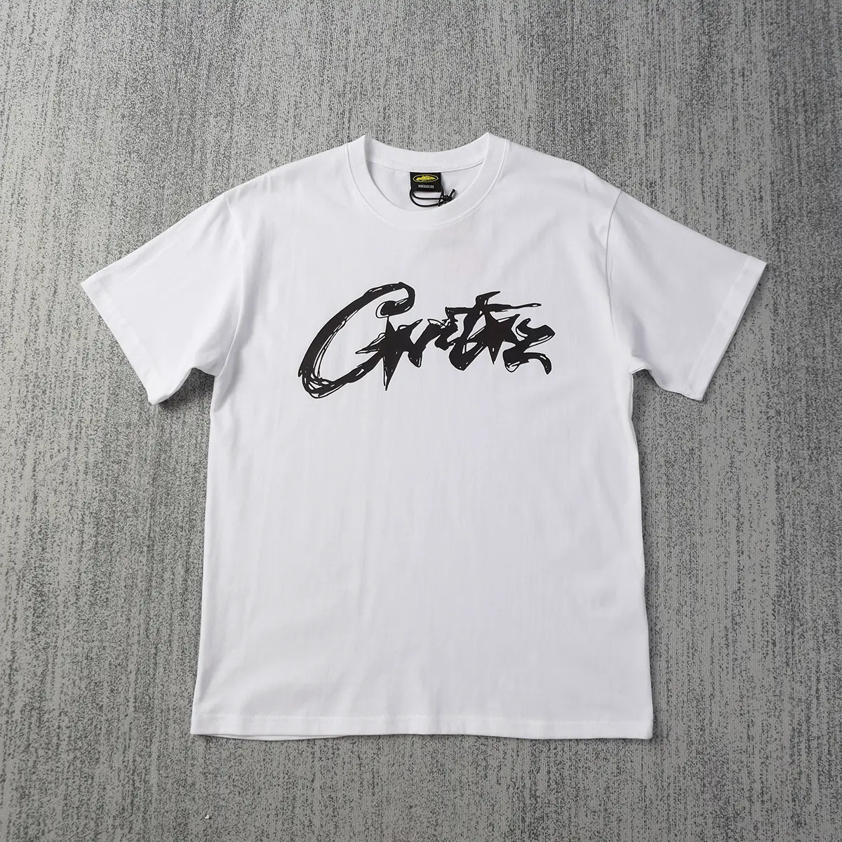European and American Niche Trendy Brand Timer Print Popular Versatile Short-Sleeve T-Shirt Summer Loose Casual Half-Sleeve