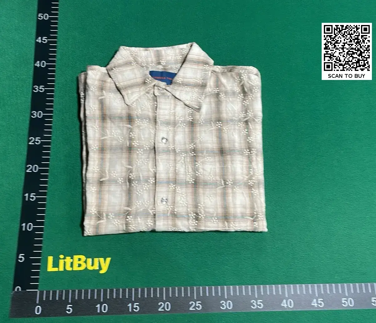 Apricot-Colored Short-Sleeved Shirt
