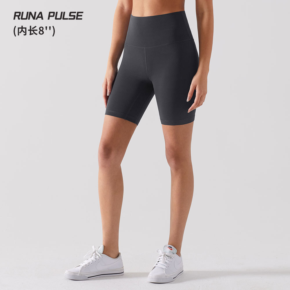 High-Waisted Slimming Five-Point Yoga Shorts for Women, Quick-Dry, Stretchy, Anti-Exposure, Suitable for Hiking, Cycling, Dancing, Fitness, and Running