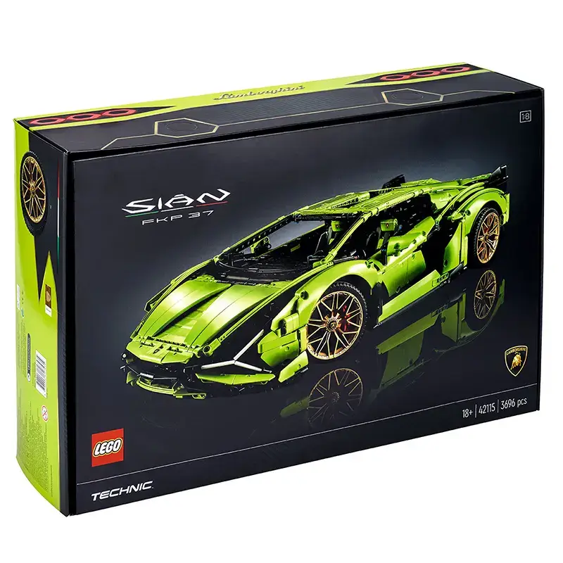 Lego Technic 42115 Lamborghini Sports Car Assemble Trendy Toy Building Blocks Puzzle Collection Gift