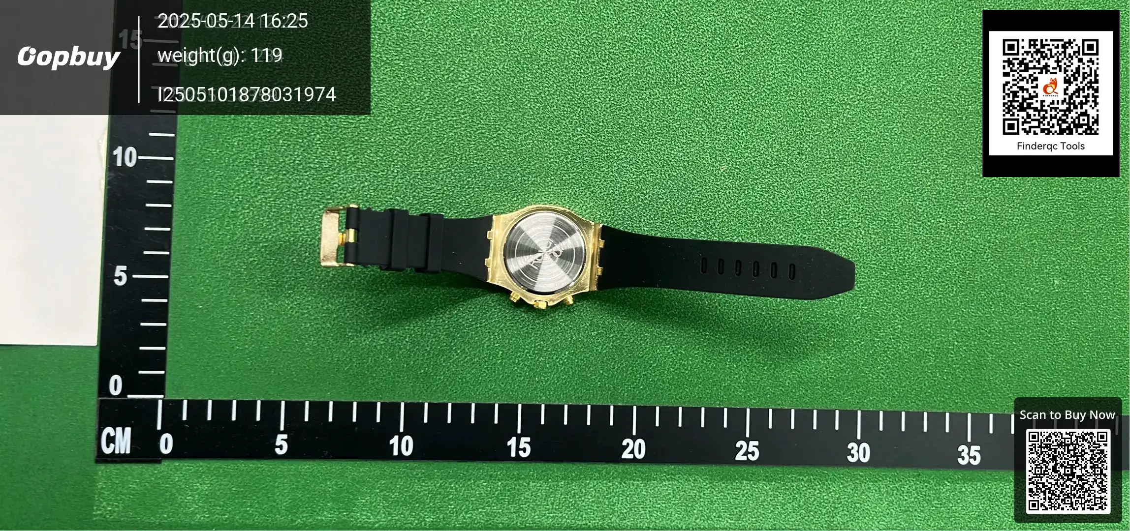 Swatch Watch Gold Black
