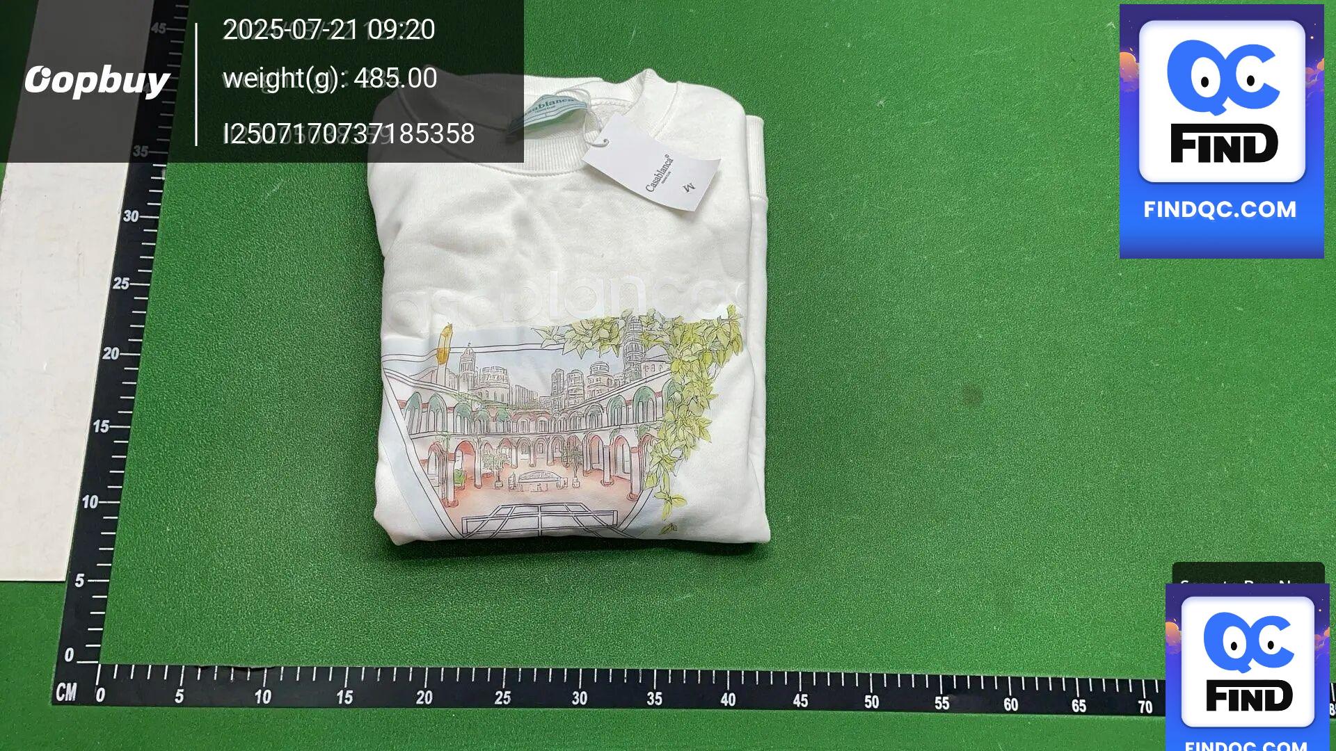 European Trendy Brand Casablanca Autumn and Winter New Printed Unisex Cotton Crew Neck Sweatshirt Top for Men and Women QC