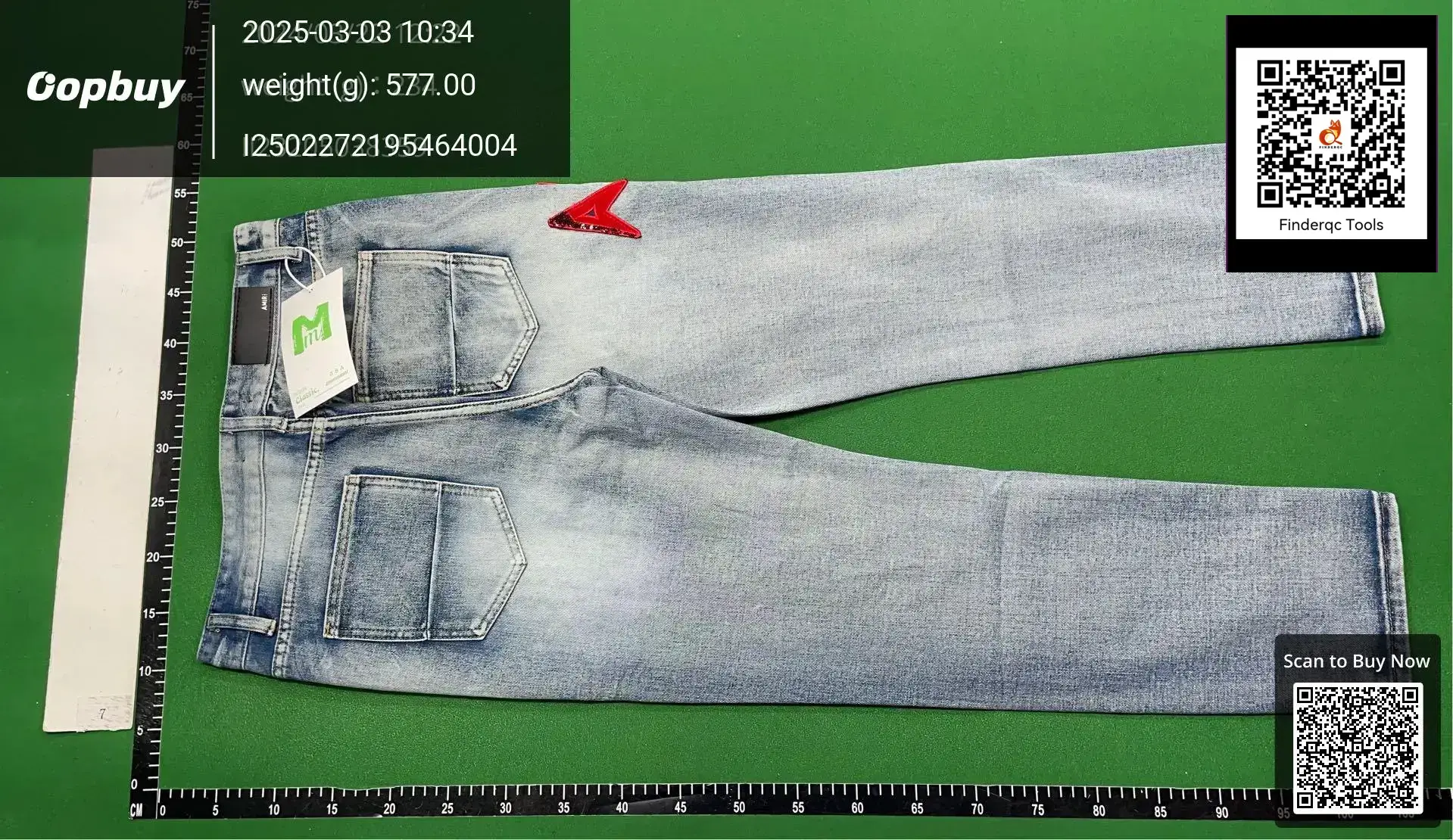 Cross-border AM American Street Washed Old Ripped Jeans Men's Spring and Autumn Straight Loose European and American High Street Wholesale