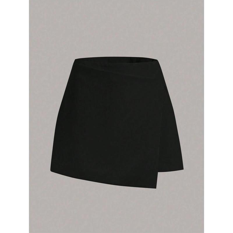 M 75467 High-Waisted Woolen Mini Skirt European and American Style