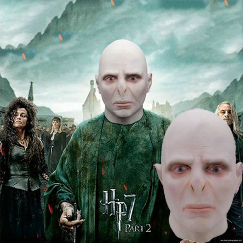 Cross-Border Film and Television surrounding Voldemort mask cos Harry Potter big BOSS Death Eaters Easter latex headgear