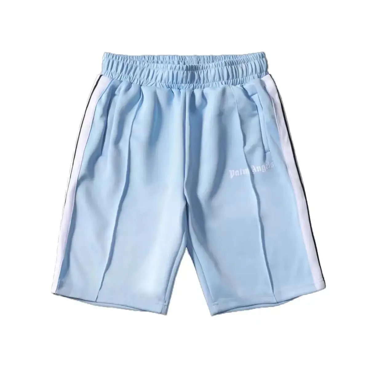 Palm Angels Track Shorts Light Blue