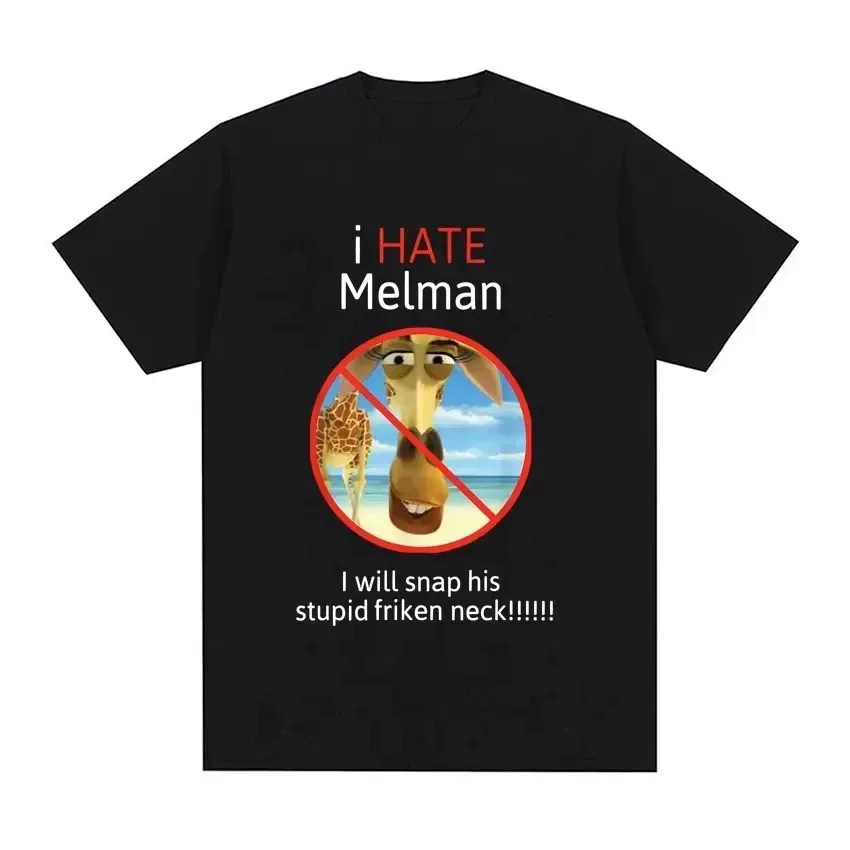 I Hate Melman Meme T Shirt His Stupid Friken Tshirt Men