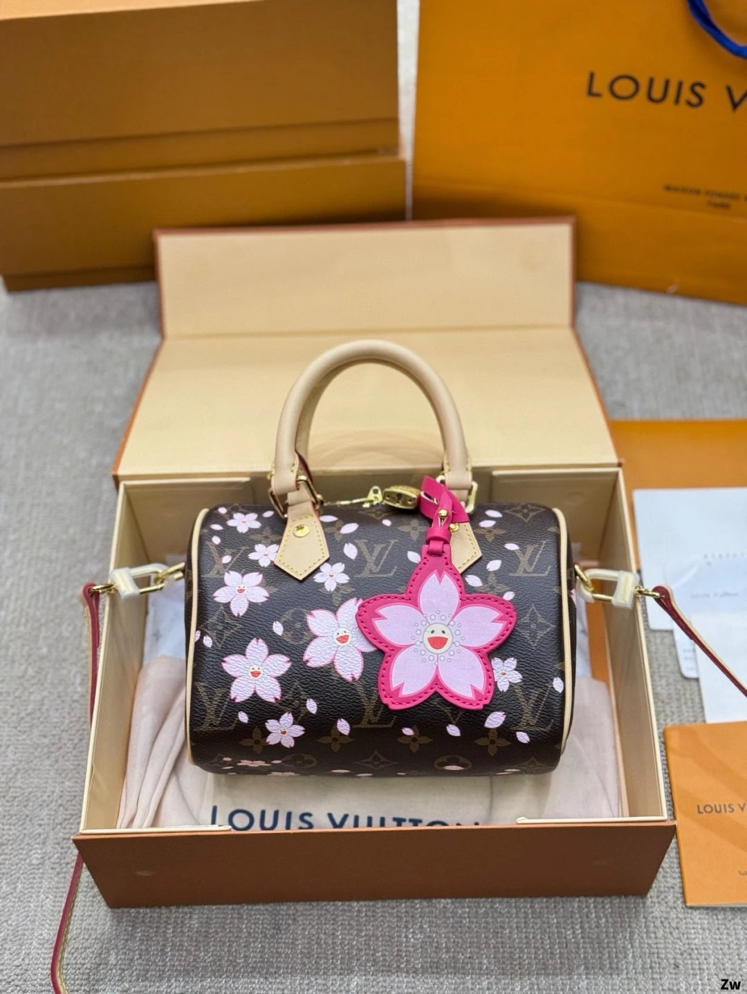 Louis Vuitton Speedy 20 Cherry Blossom Foto QC de WEIDIAN na Qualit.ly
