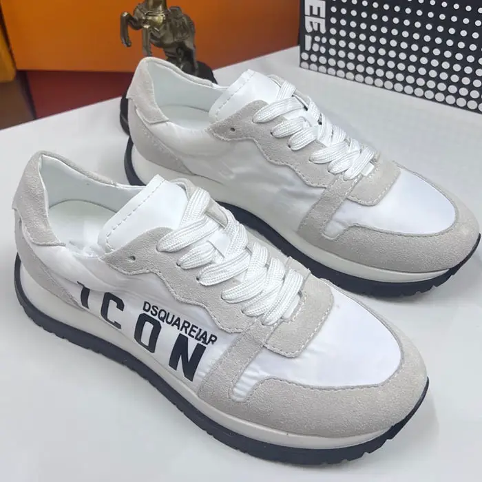 European Station Men's Shoes 2025 Spring New Low-top Leather Sneakers Korean Style Top-layer Cowhide Fashionable All-match Casual Shoes