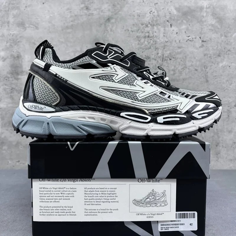 Off-White c/o Virgil Abloh OW BI RIGHT BACK SILVER