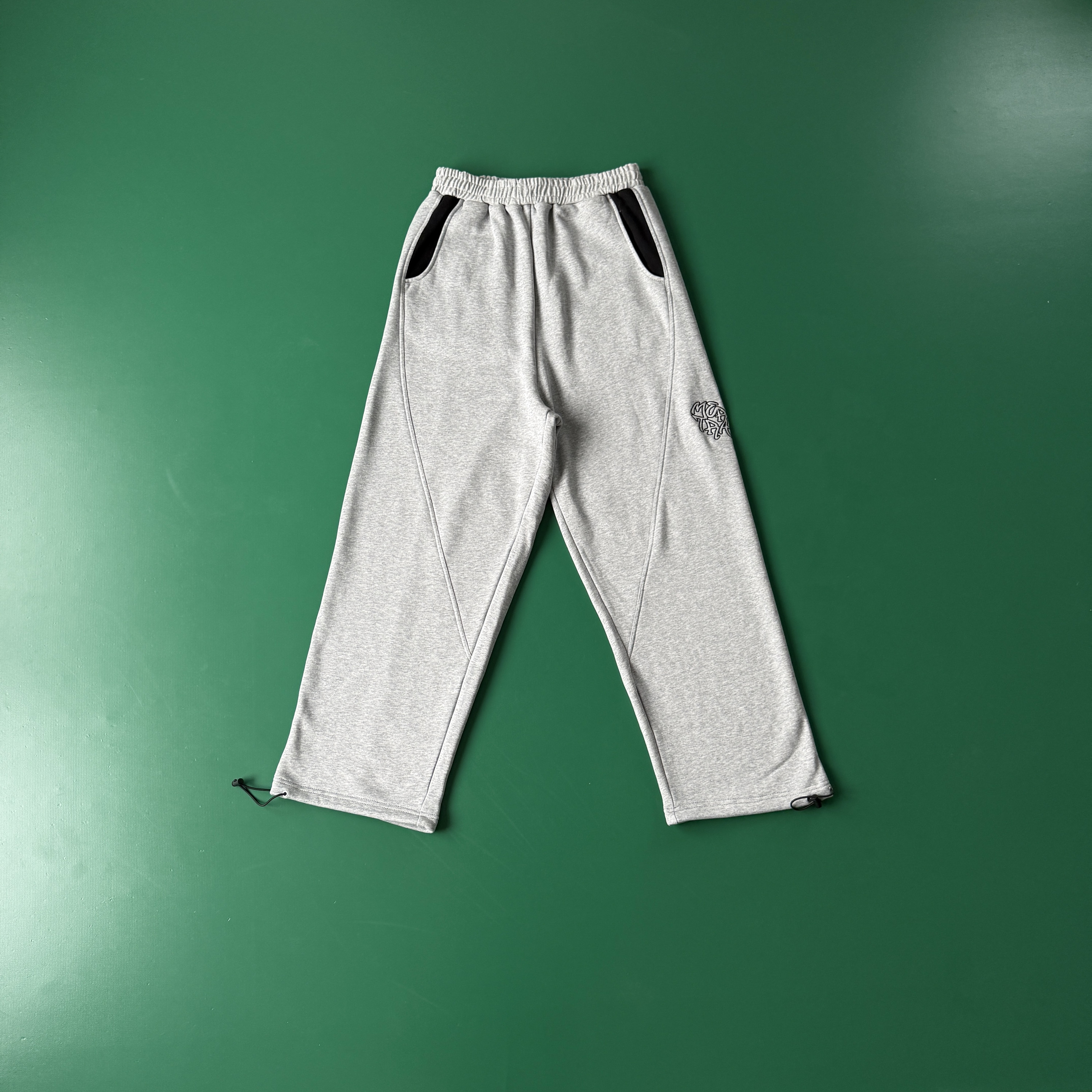 Me Embroidered Color-Block Sweatpants