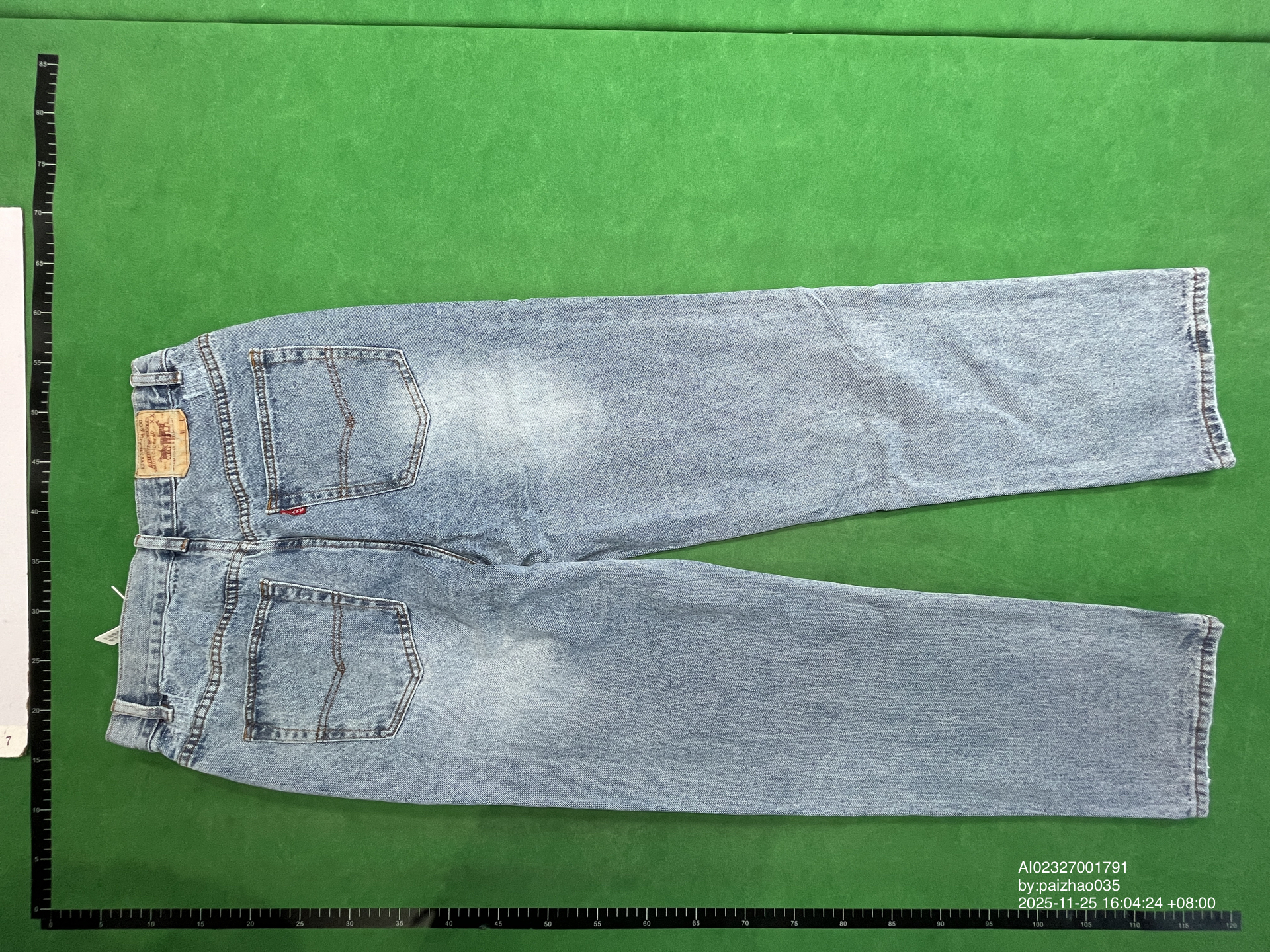 Randy's Independent, Simple, Niche, Vintage 501-Style Washed and Distressed Blue Straight-Leg Jeans Vibe — foto QC 3