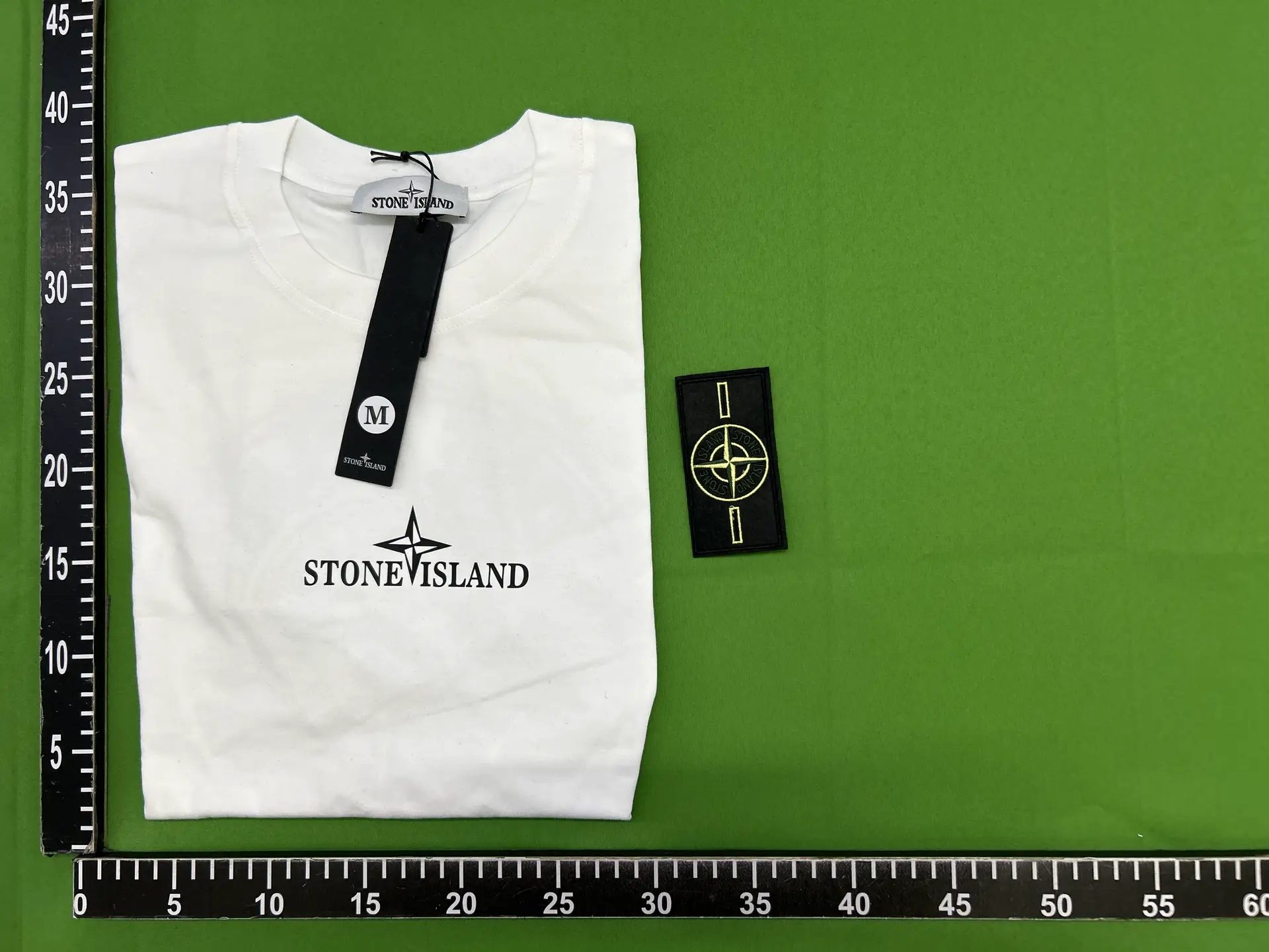 Stone Island White Cotton T-Shirt