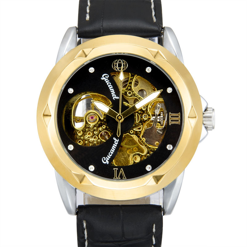 Ancient camel mechanical watch men's watch automatic men's watch mechanical watch hollow through the bottom watch wholesale generation