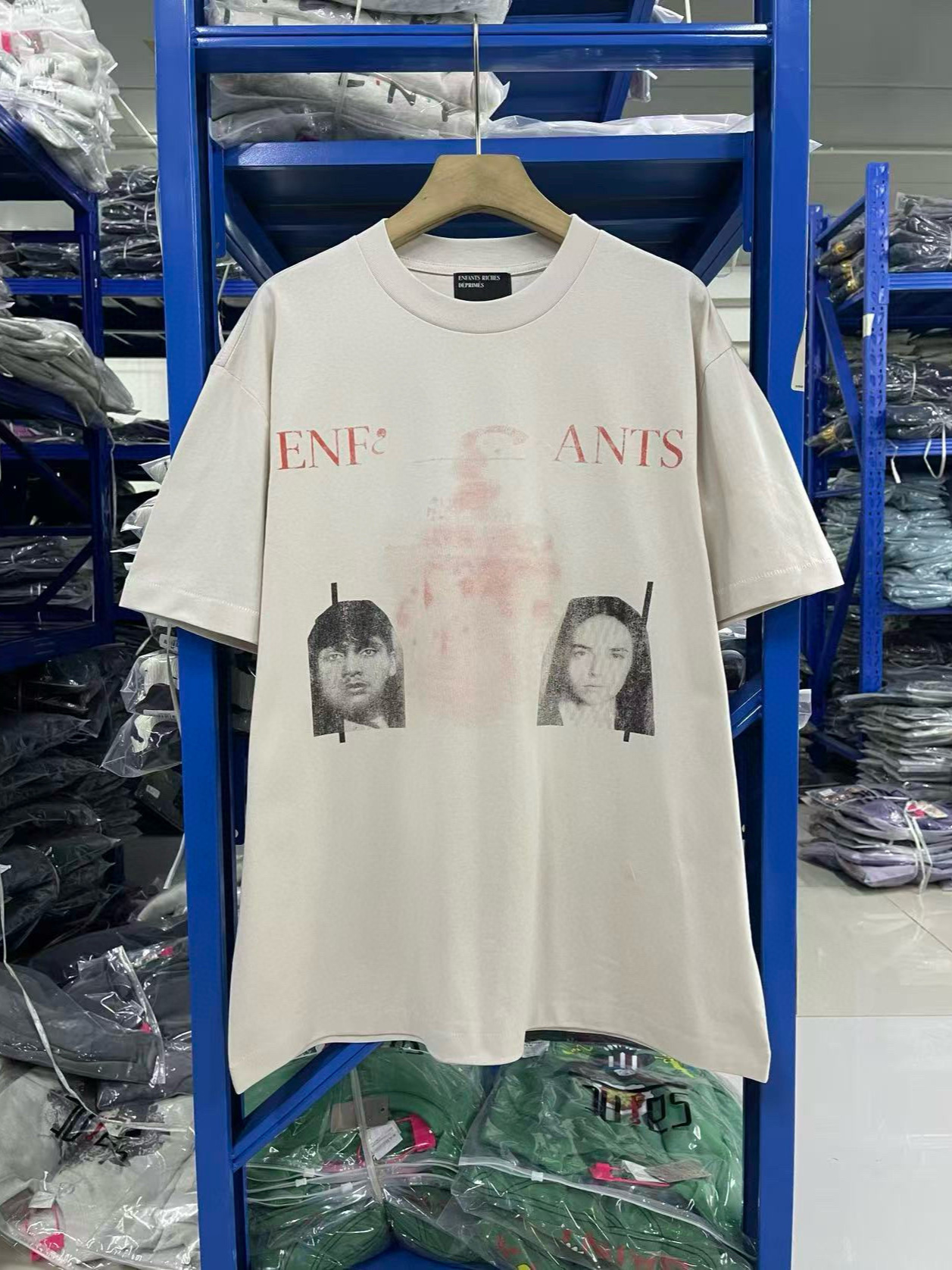 Enfants Riches Deprimes Erd Washed Retro Distressed Men's and Women's Same Style American Fashion Brand Printing