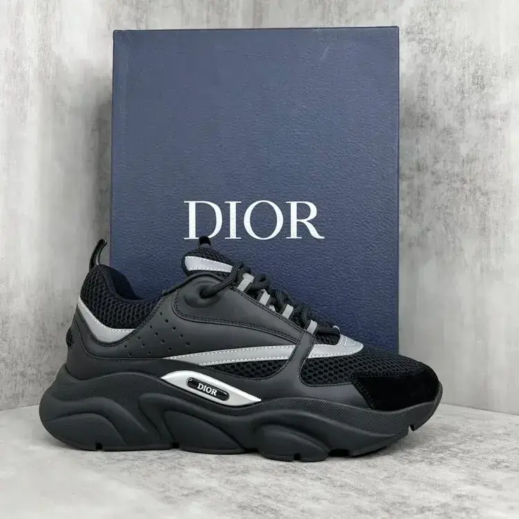 Dior B22 Sneaker Black Silver