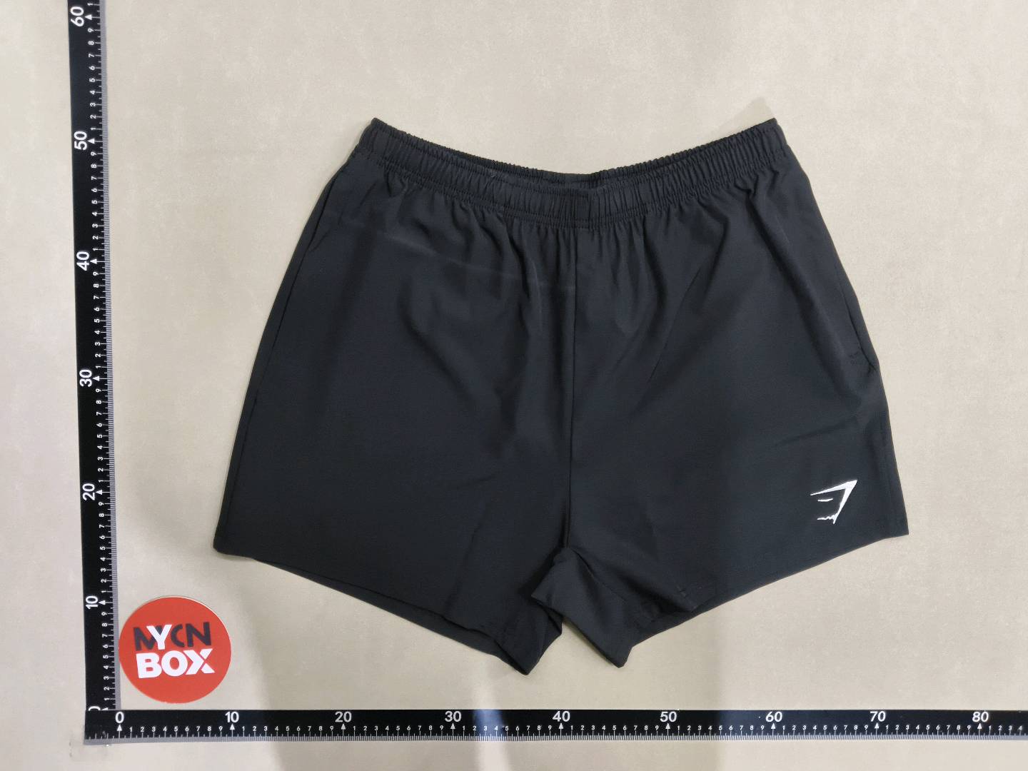 Gymshark Tech Quick-Drying Embroidered Logo Shorts Men's Sports Fitness Loose Breathable Running Woven Quarter Pants QC