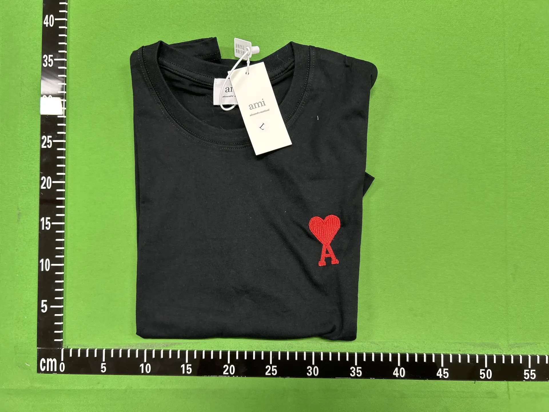 Ami Paris Ami de Coeur T-Shirt Black