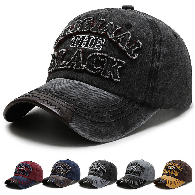 Baseball Cap for Men, Retro Sun Protection Peaked Cap, Outdoor Sports Sun Hat, Summer Fashion Hat for Men, Cross-Border Wholesale