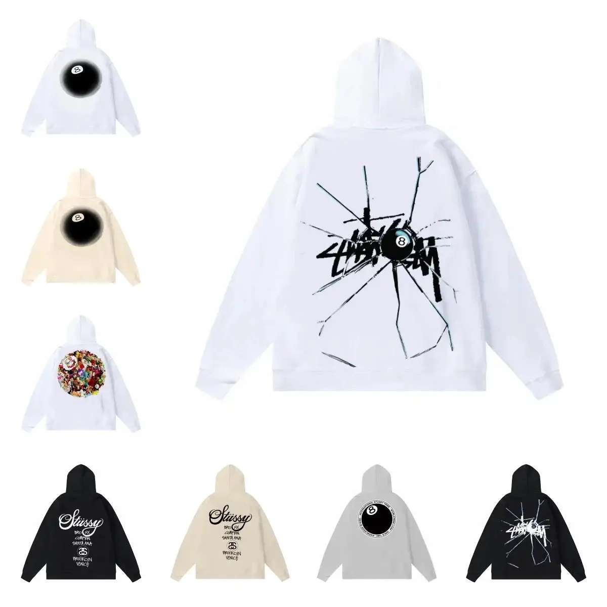 B817 Trendy simple and versatile hoodie