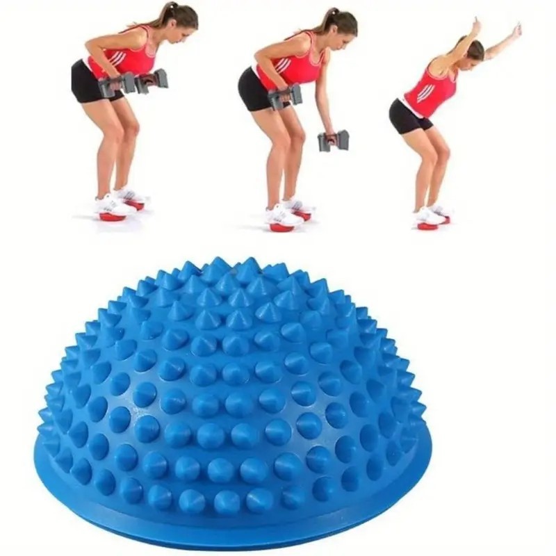 Pvc Durian Ball Foot Acupoint Massage Tactile Ball Yoga Balance Fitness Half Ball Kidsren's Sensory Training Device