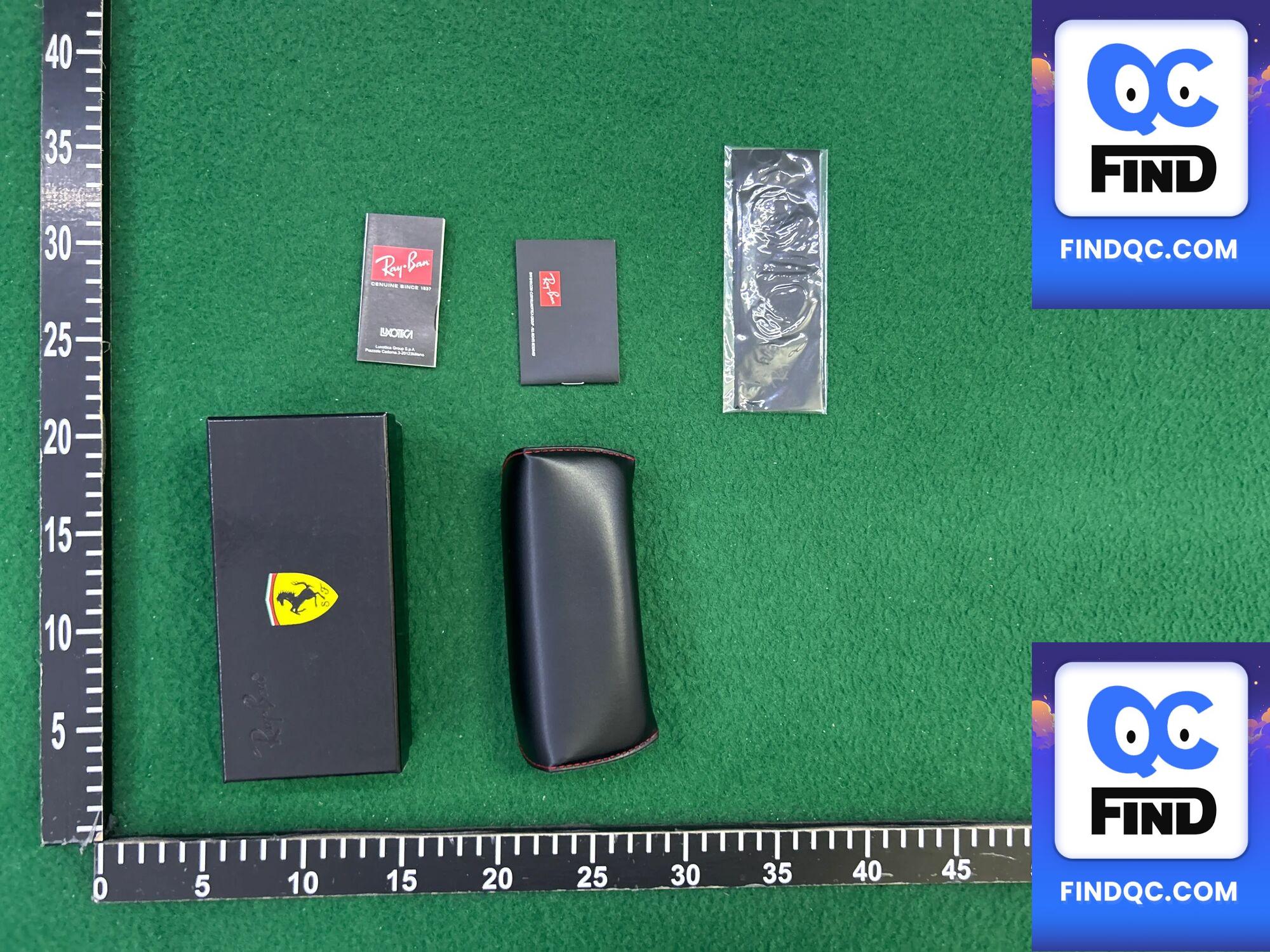 Foreign Trade Wholesale New Sunglasses Glasses Case Outer Paper Box Inner Leather Case Mirror Cloth Manual Complete Set Gift Packaging QC