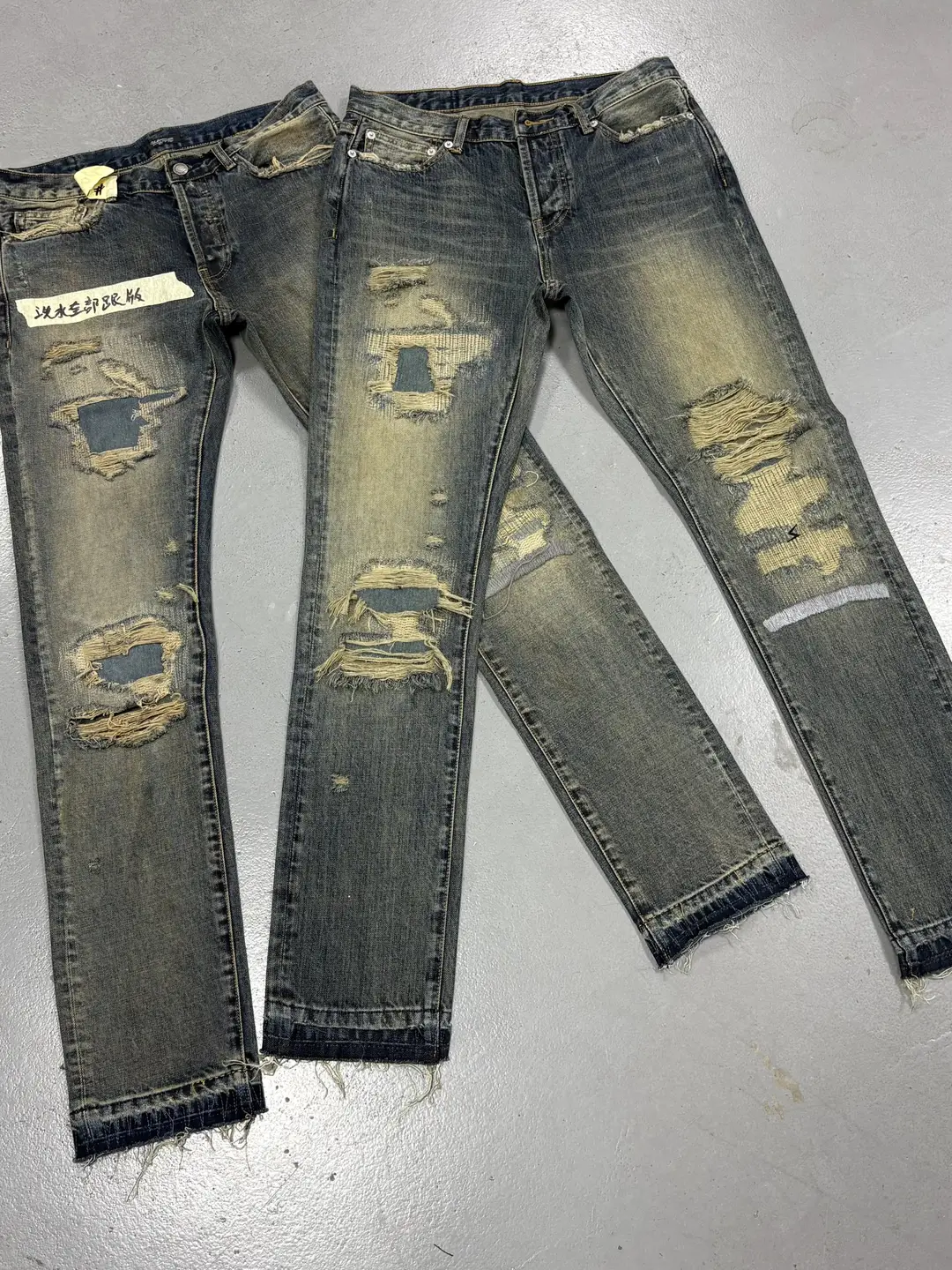 no F U C slim old archive l0go denim-010-tri