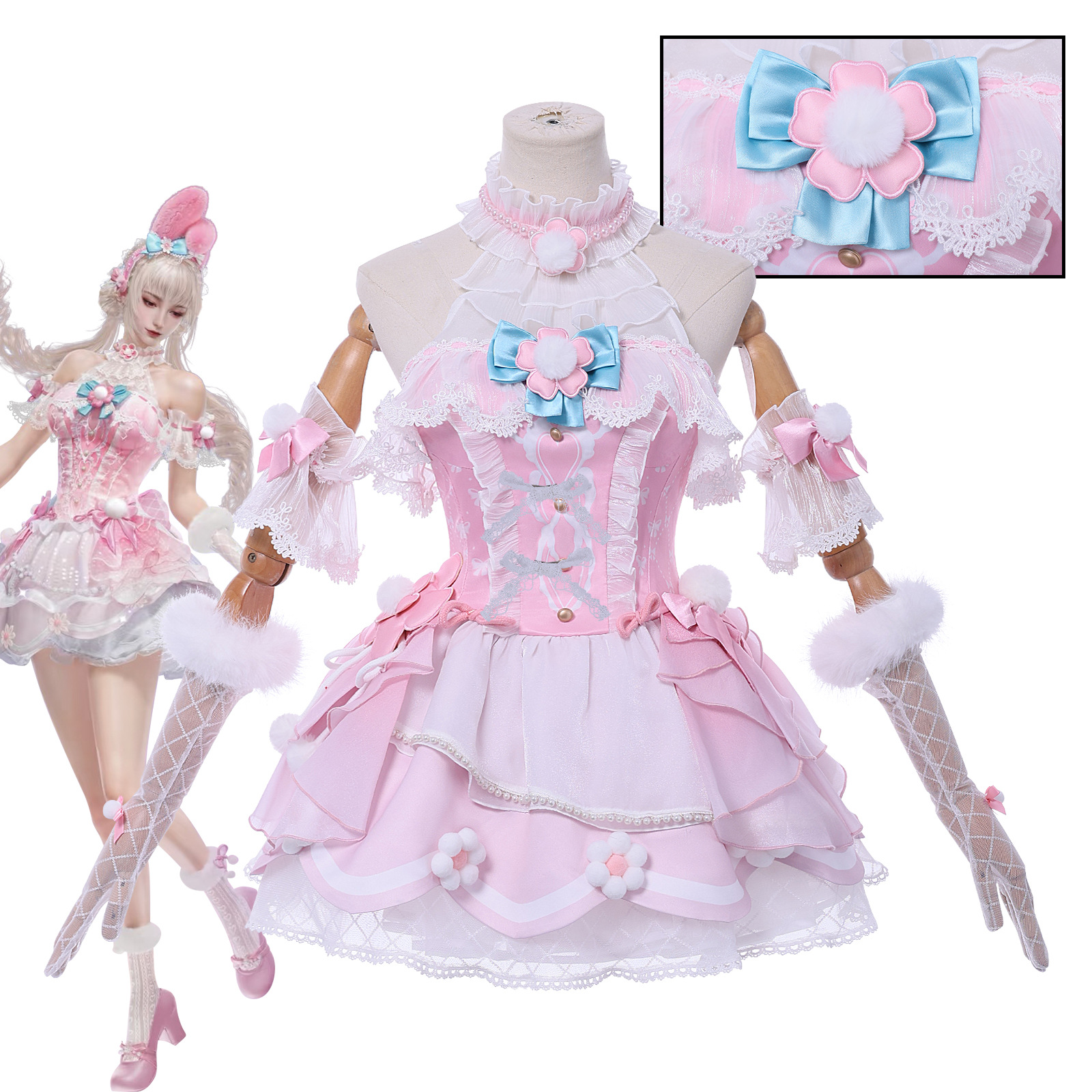 Manduo Yongjie Infinity Sheila cos Clothing Sanrio Linkage melody Sheila cosplay Game Animation Clothing