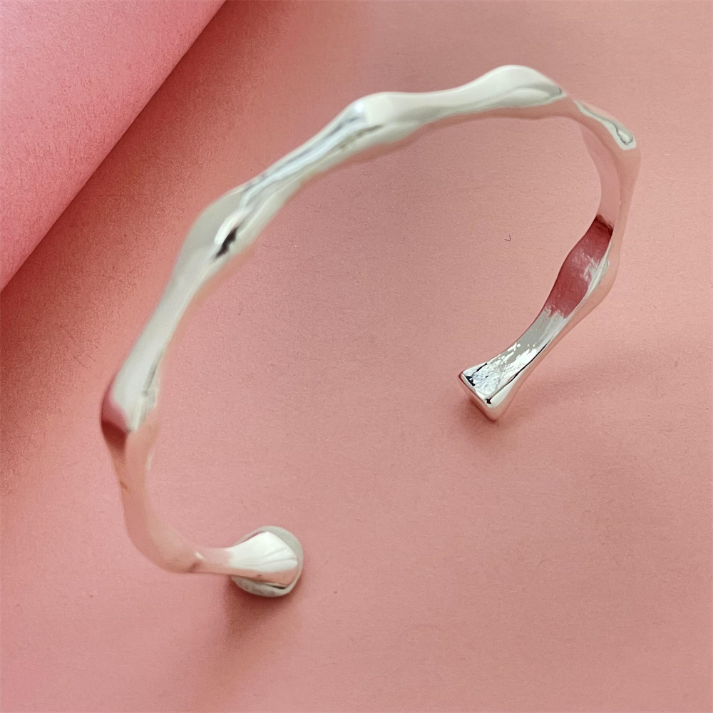 Foreign trade export silver-plated bamboo bracelet small red book online red popular in stock supply bracelet in stock wholesale