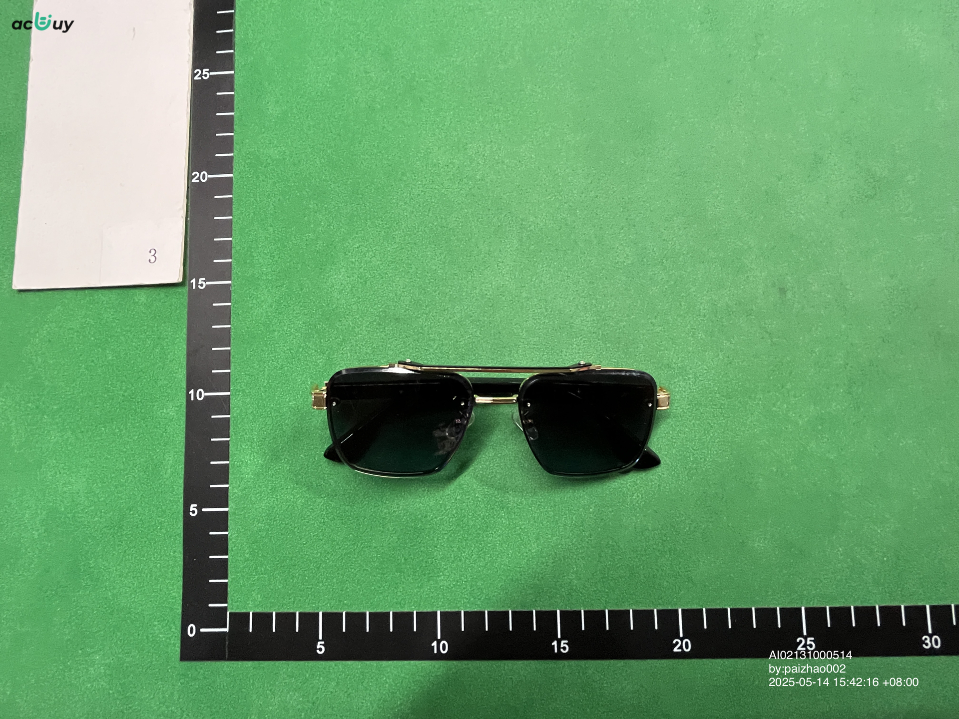 New European and American Style Rimless Sunglasses for Men, High-End Trendy Square Frame Sunglasses — QC-foto 3