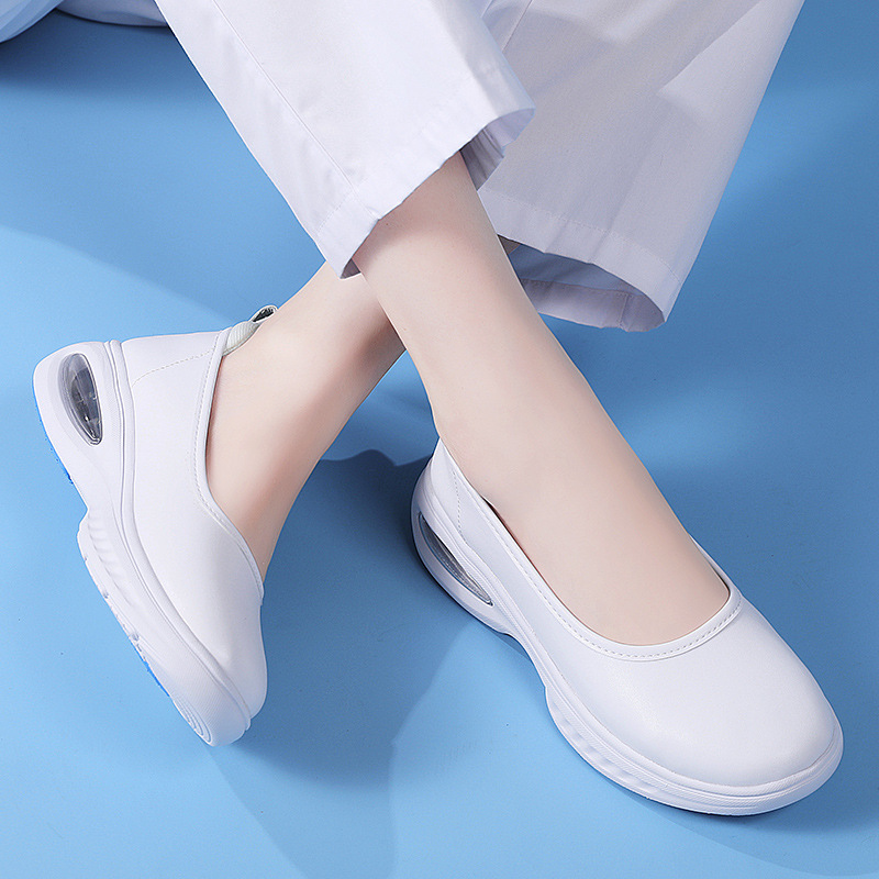 Ready Stock Nurse Shoes for Women, Air-Cushioned, Soft-Soled, Breathable, Comfortable for the Feet, Hospital Work Shoes, Cross-Border Foreign Trade Wholesale, Dropshipping