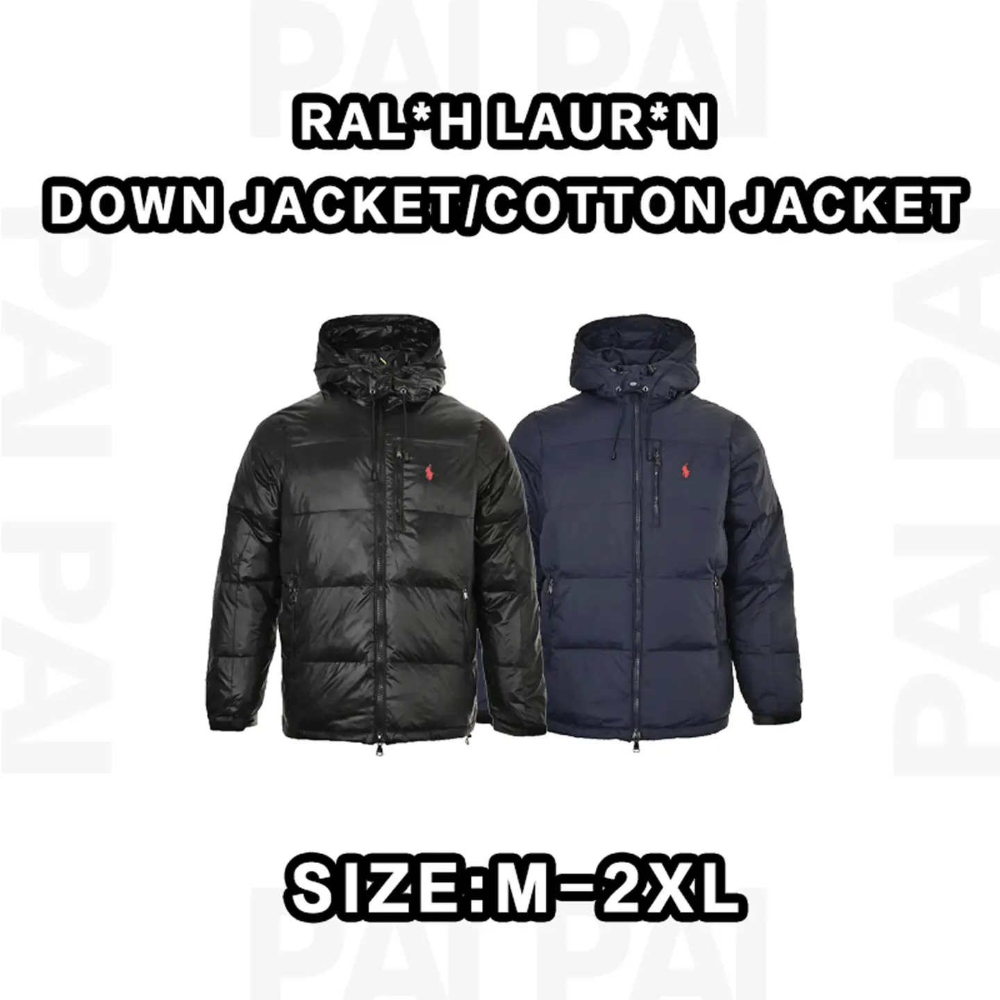 RALP* LAURE* DOWN JACKET/COTTON JACKET SIZE:M-XXL