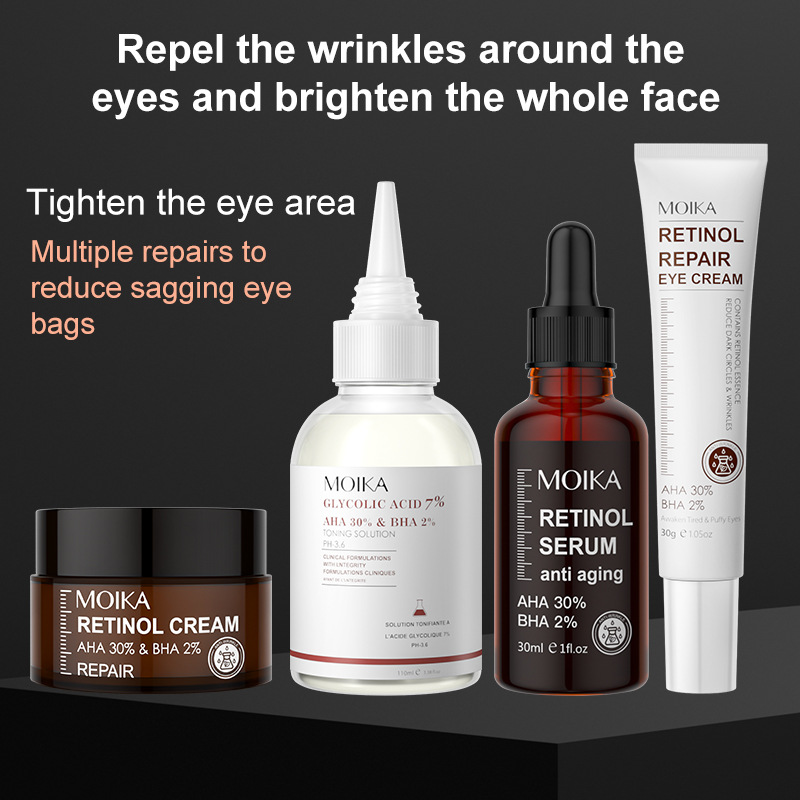Foreign trade pure English packaging retinol cream essence eye cream stick skin care cross-border products export wholesale