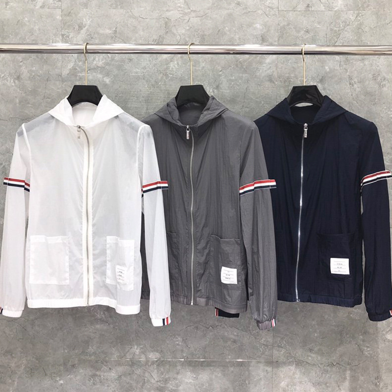 Dongguan brand factory direct TB sunscreen summer long sleeve skin clothing solid color Korean anti-ultraviolet sunscreen